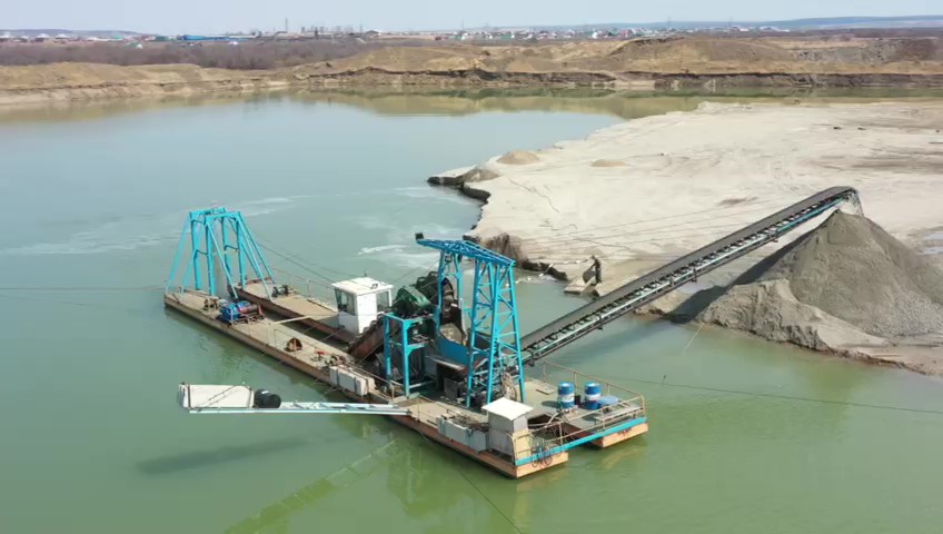 سلسلة دلو الرمال الذهب Diamond Dredger لتجريف النهر